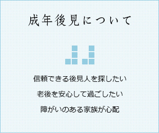 成年後見について